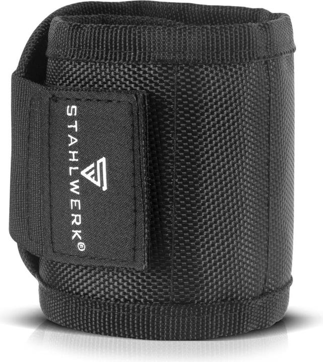 Image du produit Stahlwerk Bracelet magnétique pour les bricoleurs à domicile, avec fermeture velcro pour la fixation