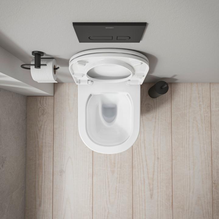 Image du produit Duravit WC suspendu D-Code Compact, chasse d'eau basse, rimless, 370x480x360mm, blanc brillant