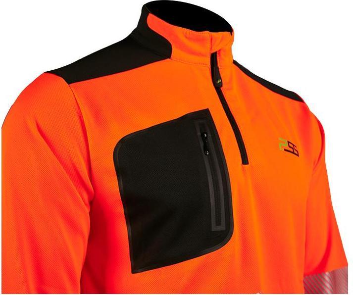 Actual product image PSS X-treme Skin functional shirt long-sleeved EN20471 (M)