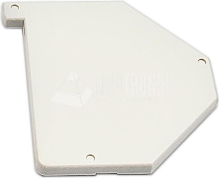 Wirewin Cache pour support de profilé chapeau Keystone, plastique Système Keystone (Couverture)