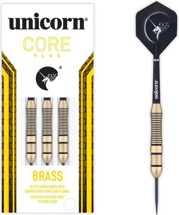 Produktbild Unicorn Core Plus Brass Steel Darts 1 Satz (26 g)