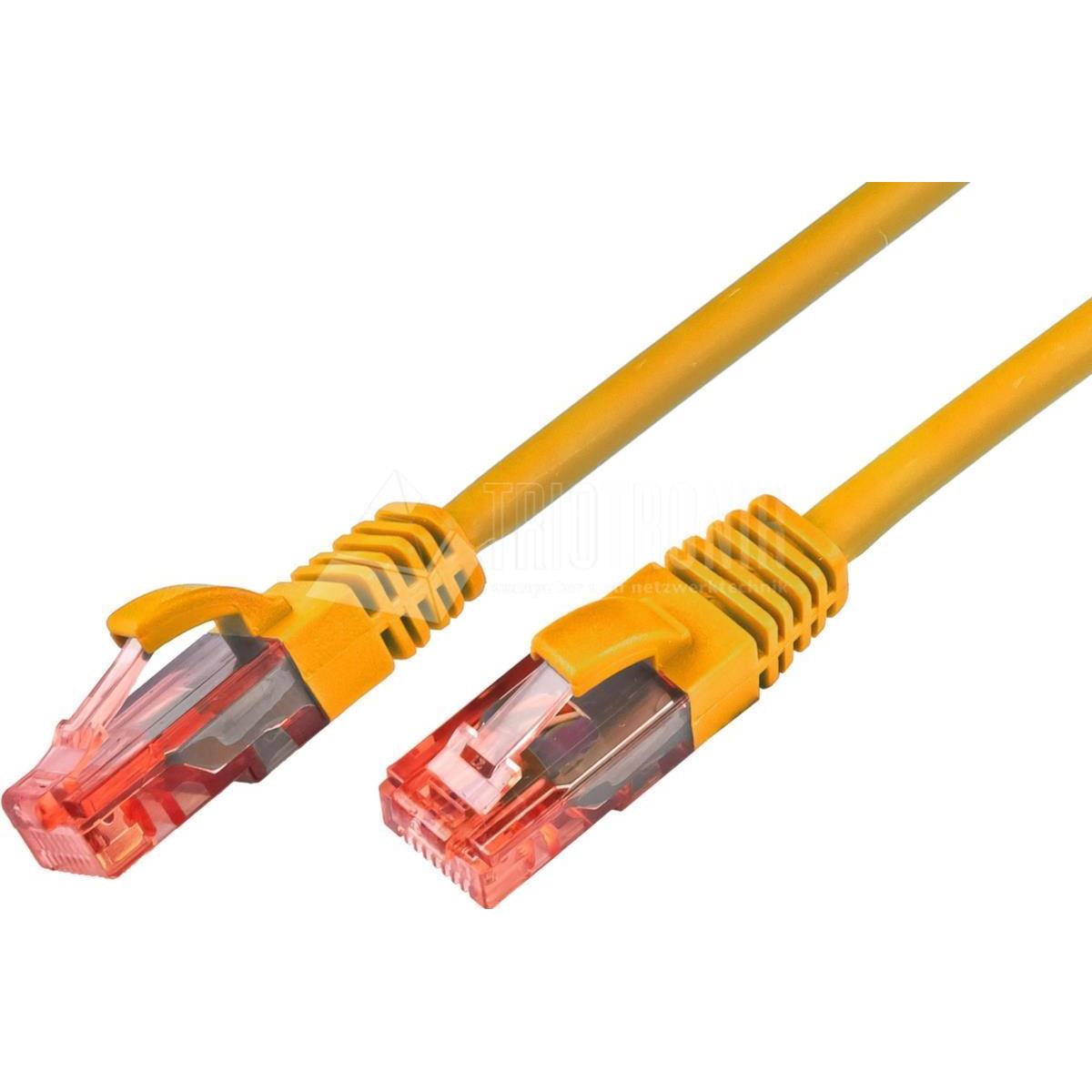 Wirewin KAT6 Patchkabel, U/UTP, LSOH, Lifetime Warranty, orange RJ45 Patchkabel (CAT6, 3 m), Netzwerkkabel