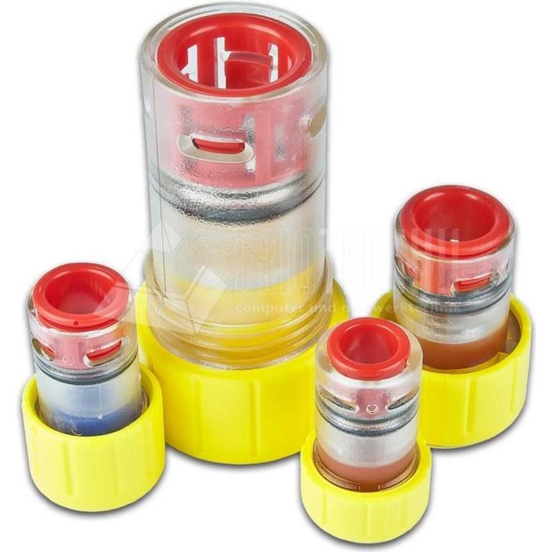 Thumbnail - Lightwin Endkappe mit Kabeldurchführung, Gas-Stop-Einzelzugabdichtung, 14mm, 3-6mm FTTx (CAT6, 5 m), Netzwerkkabel