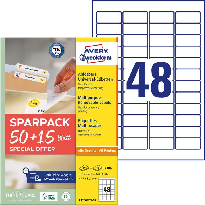 Productafbeelding Avery Universele etiketten