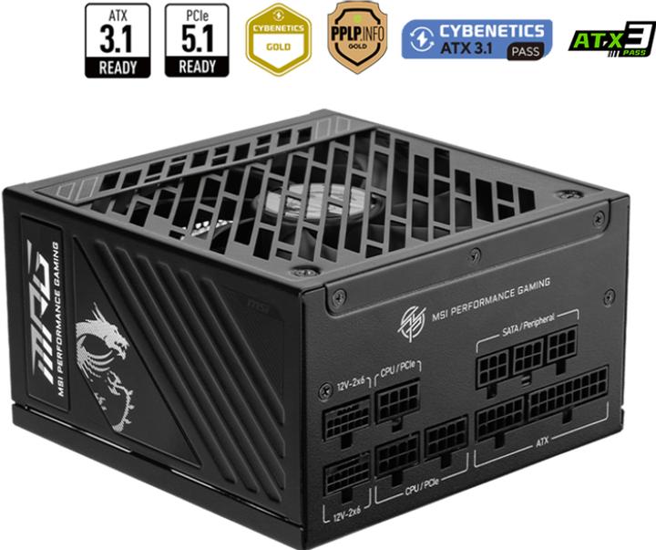 Produktbild MSI MPG A1000GS PCIE5 (1000 W)
