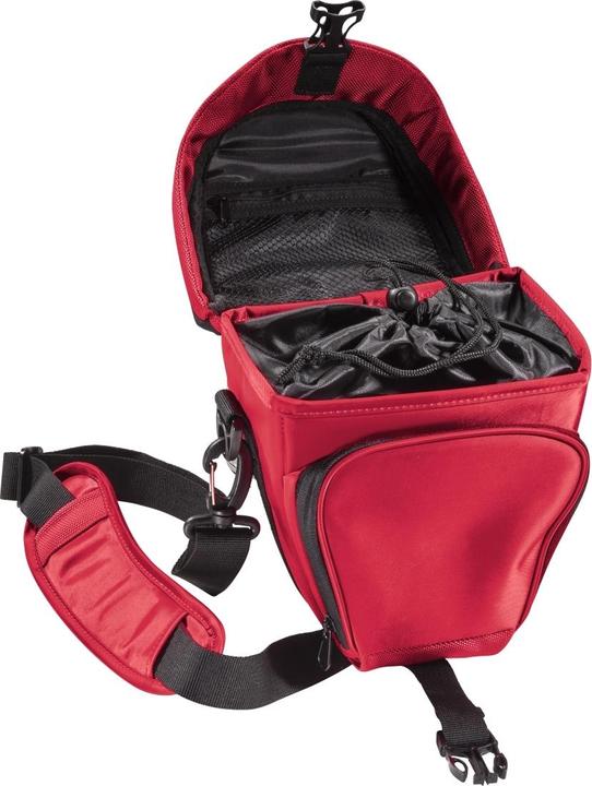 Produktbild mantona Premium Colttasche rot (Kamera Schultertasche, Kamera Bereitschaftstasche, 5.85 l)