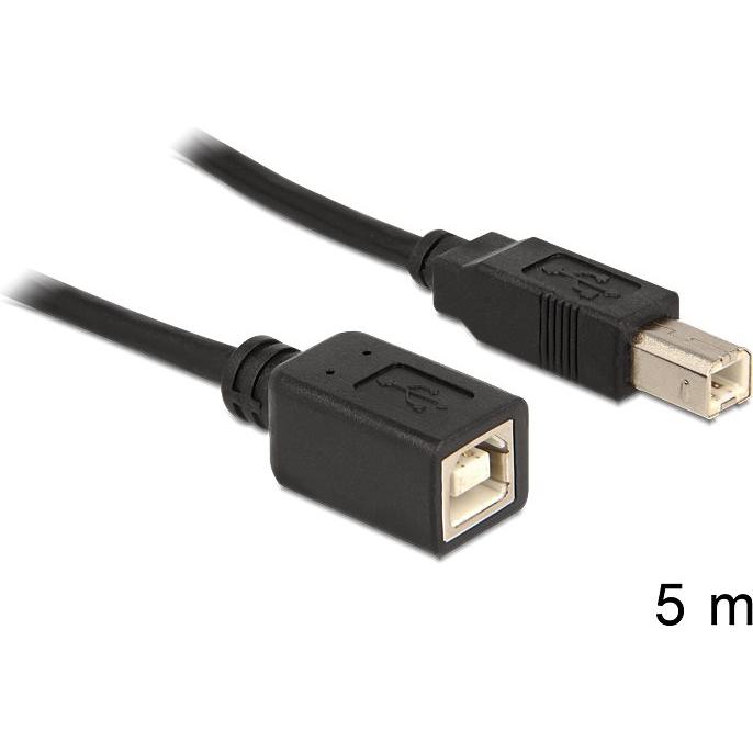 Thumbnail - Delock USB-Verlängerungskabel (5 m, USB 2.0), USB Kabel