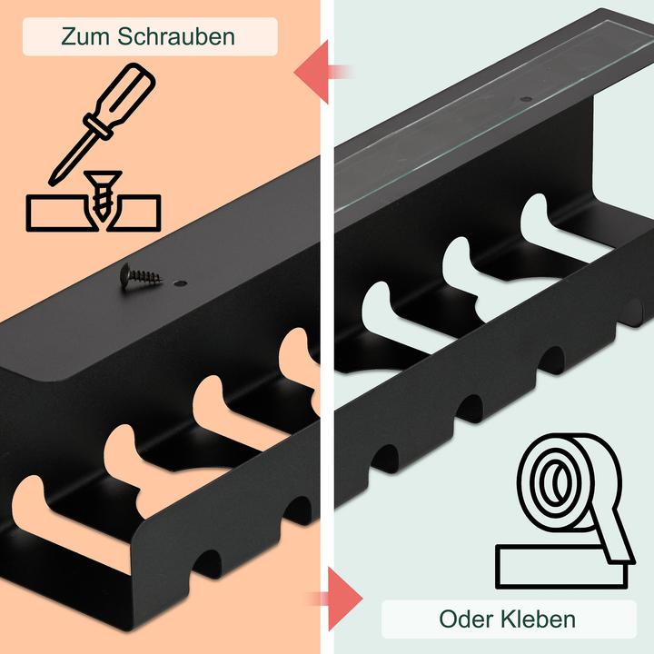 Actual product image Relaxdays Kabelkanal für Schreibtisch 2er Set (Duct, 1 cm)