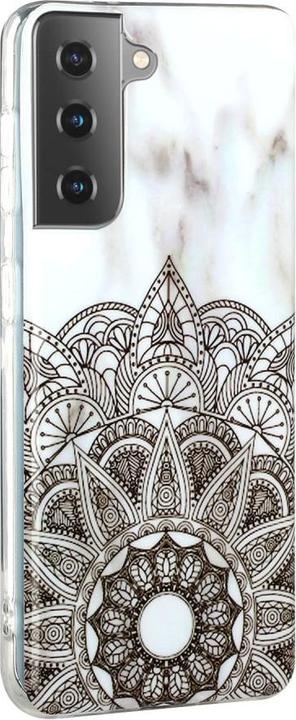 Produktbild Cover-Discount Galaxy S21+ - Softes Silikon Gummi Case Marbel Mandala (Samsung Galaxy S21+)