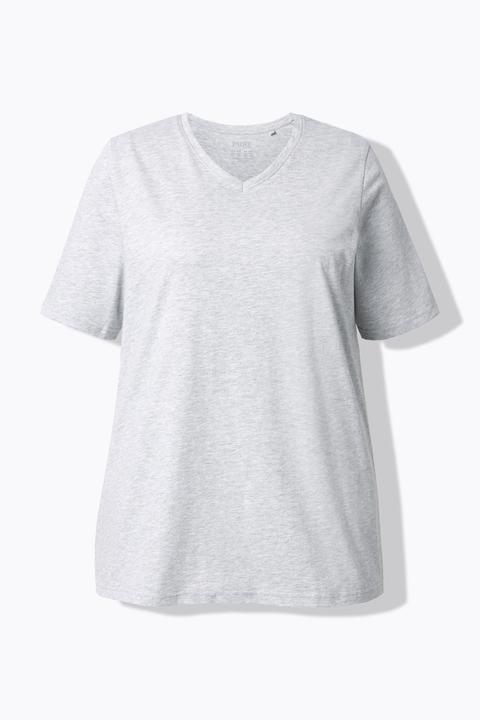 Produktbild Ulla Popken T-Shirts, 2er-Pack, V-Ausschnitt, Halbarm (58)