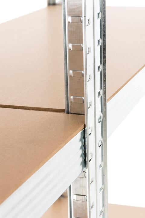 Actual product image CLP Set of 2 boltless shelves G 90x40x180 cm, silver