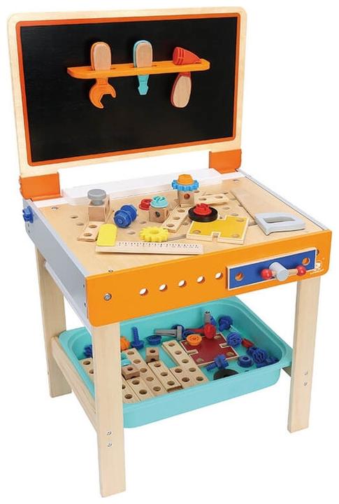 Actual product image Topbright Toys Top Bright Wood/Plastic 150181 2 In 1 Workbench & Desk For 36M+
