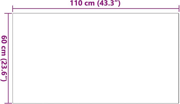 Produktbild vidaXL Wohnzimmerteppich (60 x 110 cm)