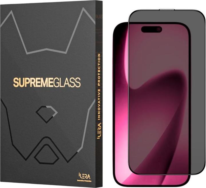 Actual product image iLera Protective glass DeLuxe Incognito Glass for iPhone 17 Pro (1 pcs., Apple iPhone 17 Pro)