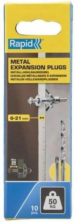 Produktbild NoName Metall-Hohlraumdübel (10 Stk.)