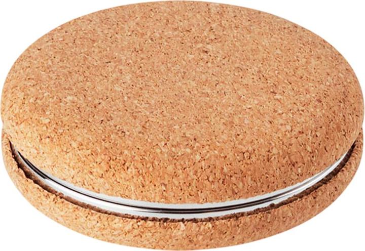 Actual product image MidOcean Guapa Cork Hand Mirror