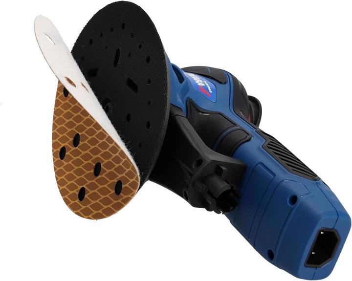 Actual product image Dedra High-Power Eccentric Sander with Interchangeable Pads and Dust Extraction (Eccentric grinder, 350 W)