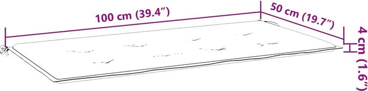 Actual product image vidaXL Dekokissen (150 x 50 x 3 cm, 180 x 50 x 4 cm)