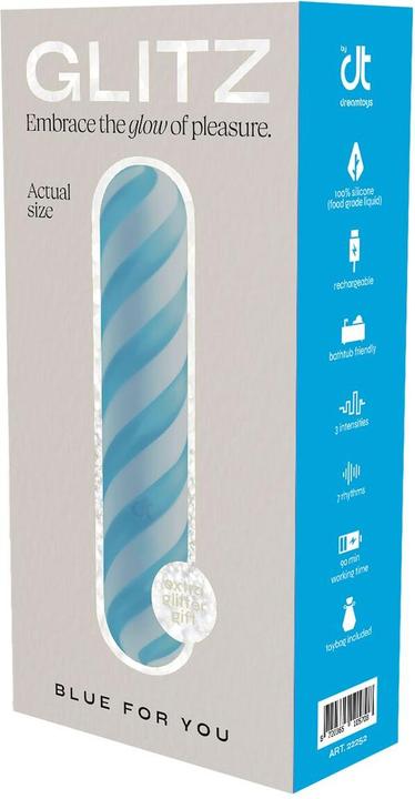 Produktbild Dream Toys Glitz Blue For You Bullet Vibrator