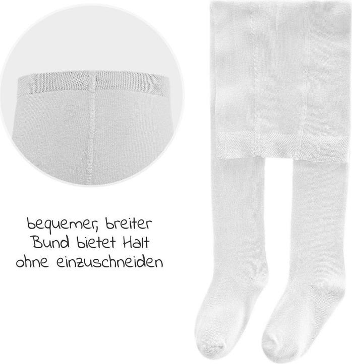 Produktbild La Loona LaLoona Baby-Strumpfhosen Strumpfhose 2er Pack - Weiss - (62/68)