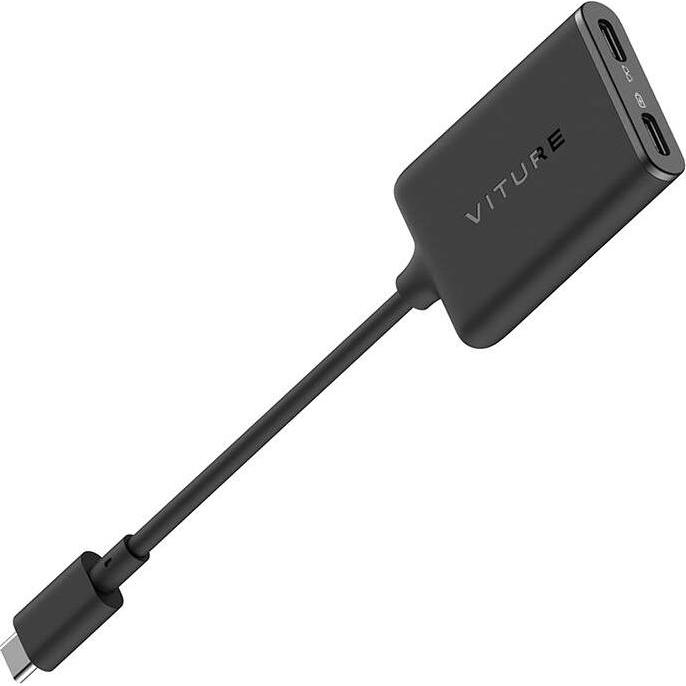 Viture Charging Adapter USB-C XR Pro for iPhone (USB Typ C, SPK-Buchse), Mobilgerät Adapter, Schwarz