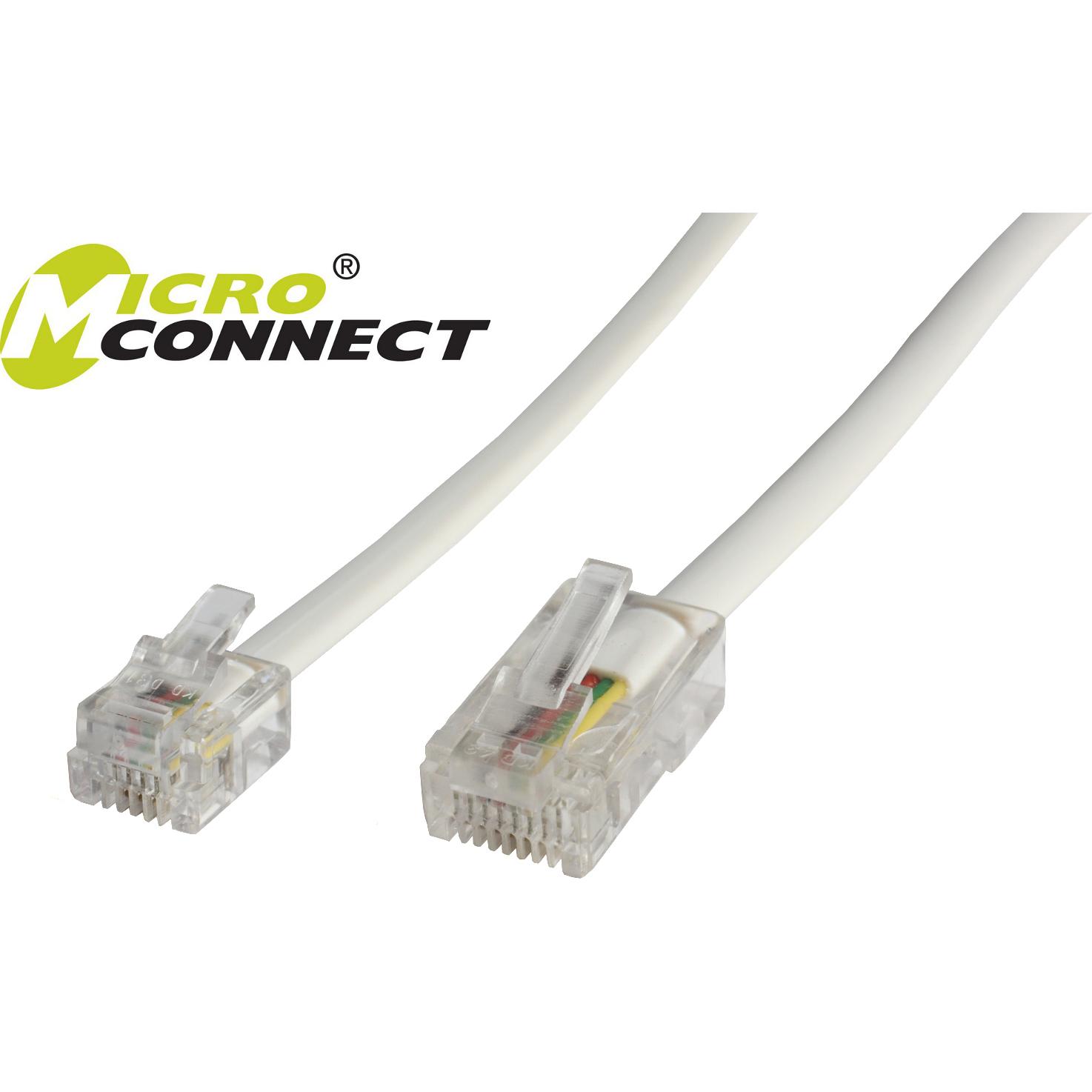MicroConnect Telefonleitungskabel, Telefon Zubehör