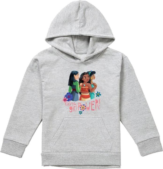 Produktbild Disney Princess Extra Girl Power! Kapuzenpullover meliert (128)