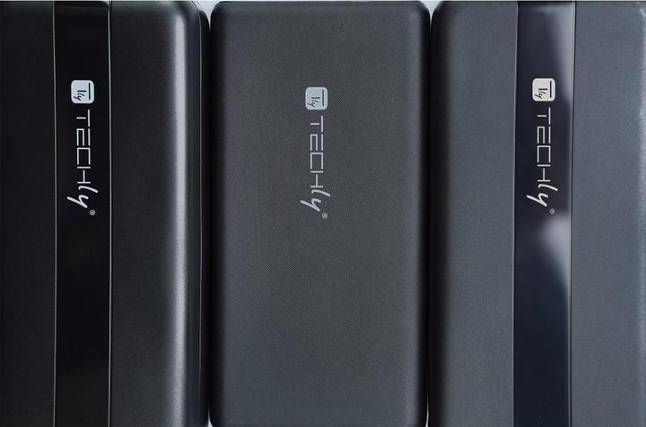 Productafbeelding Techly Power Bank Oplader 10000mAh 2x USB 1x USB-C met USB-C Kabel (10000 mAh, 10 W, 37 Wh)