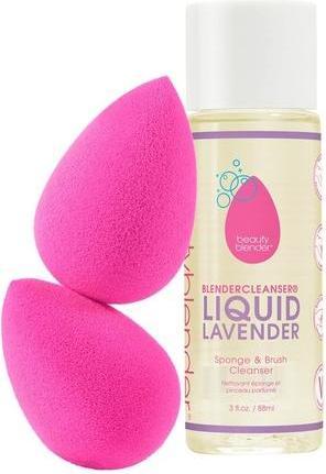 Immagine prodotto Beautyblender Back 2 Basic Blend & Cleanse Set con frullatore e detergente liquido per frullatori