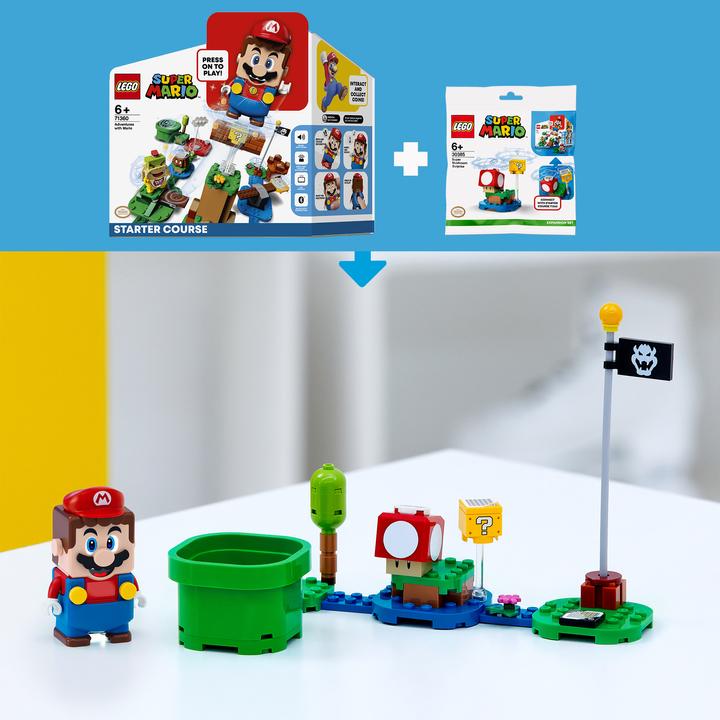 Actual product image LEGO Super Mario Super Mushroom Surprise Expansion Set (30385, LEGO Super Mario)