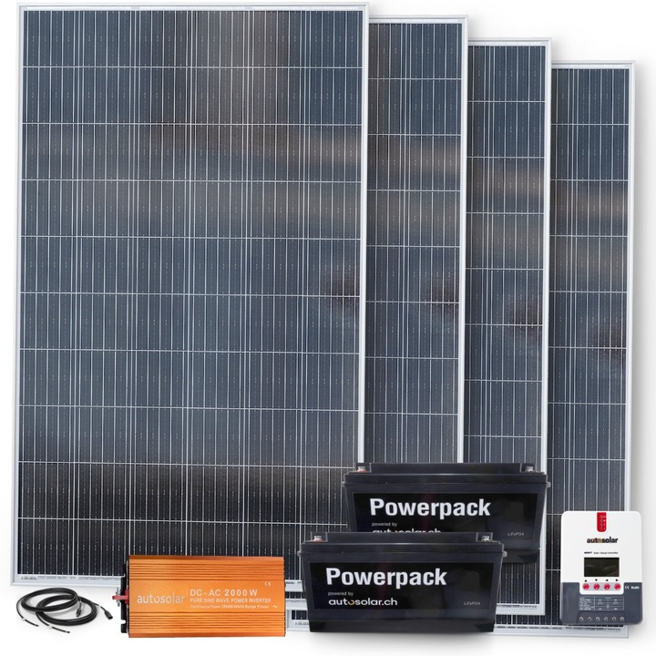 Immagine prodotto Autosolar Set di sistemi solari (1000 W)