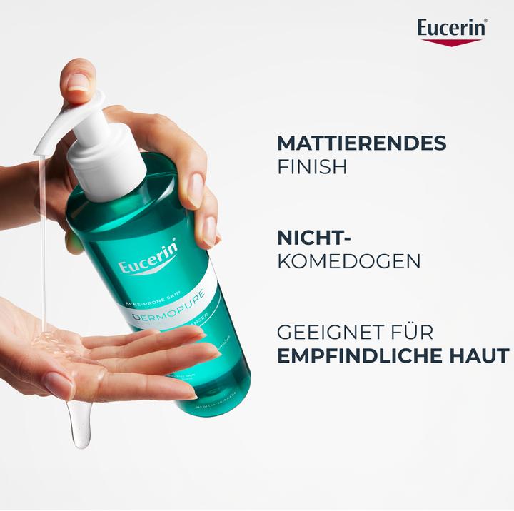 Actual product image Eucerin Dermopure Clinical Reinigungsgel porenverfeinernd 400 ml (Cleansing gel, 400 ml)
