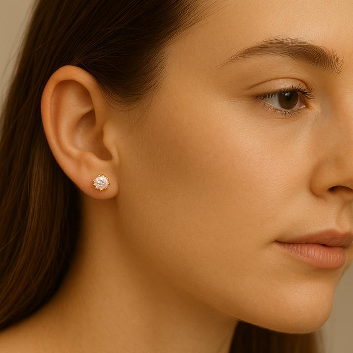 Image du produit Leyda Boucles d'oreilles en pierre de lune (Pierre de couleur)