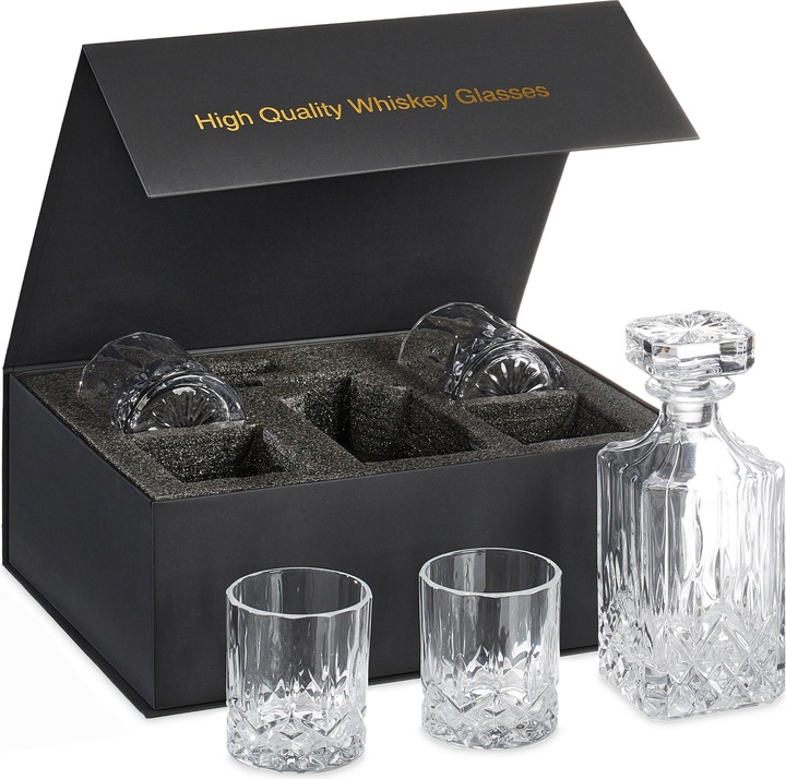Actual product image Relaxdays 5-piece whisky set (6.50 dl, 1 x, Whisky glass)