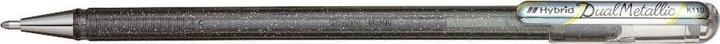 Image du produit Pentel Hybrid Roller Gel Dual Metallic (Argent, 1x)