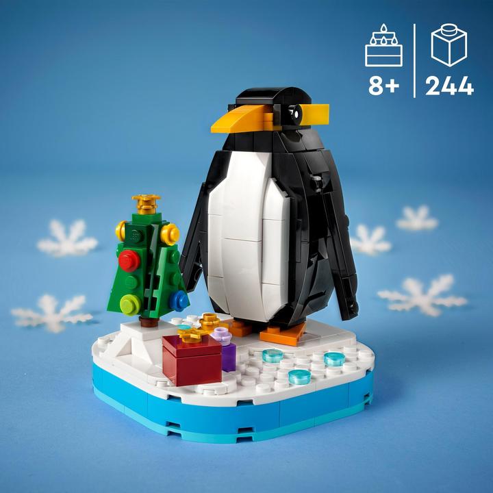 Produktbild LEGO Weihnachtspinguin (40498, LEGO Icons, LEGO Seltene Sets)