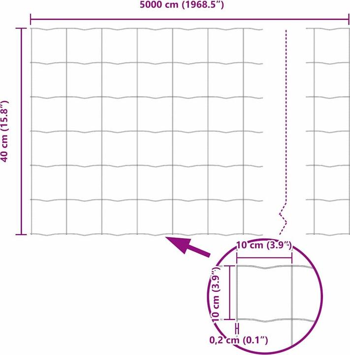 Produktbild vidaXL Gartenzaun