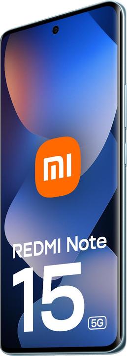 Produktbild Xiaomi REDMI Note 15 5G (256 GB, Blue, Glacier Blue, Hellblau, 6.77", Dual SIM, 5G)