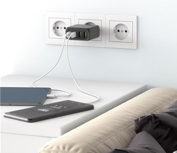 Produktbild Goobay USB Multiport Schnellladegerät mit GaN Technologie (65 W)