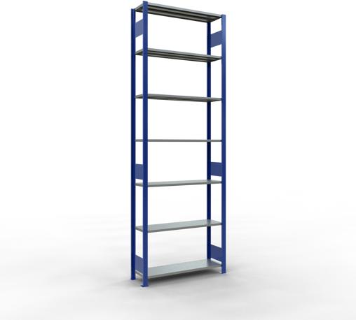 Immagine prodotto Schulte Lagertechnik Sistema di scaffalature di base senza viti MULTIplus150 con ripiani di lunghezza