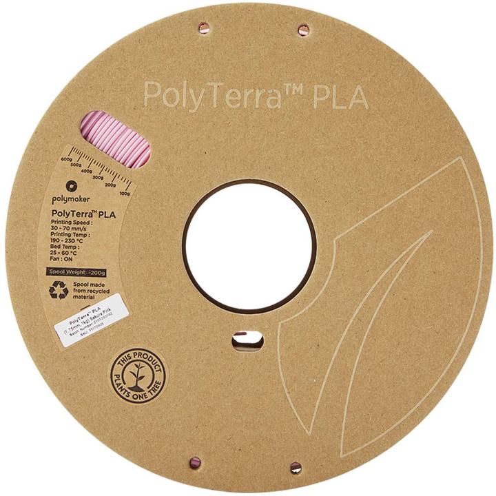 Image du produit Polymaker PolyTerra (PLA, 1.75 mm, 1000 g, Rose)