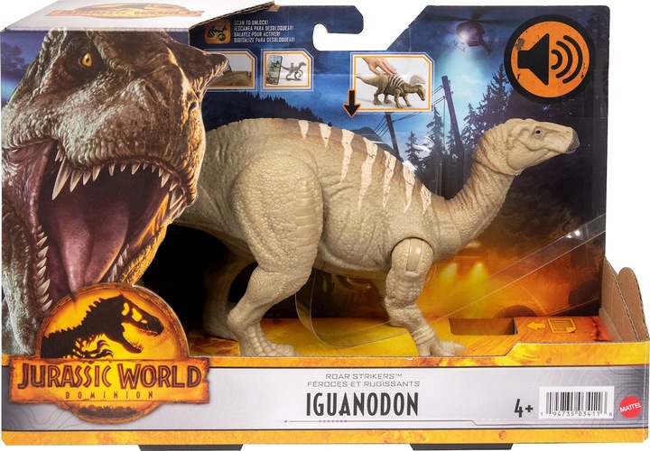Actual product image Jurassic World Roar Strikers Iguanodon