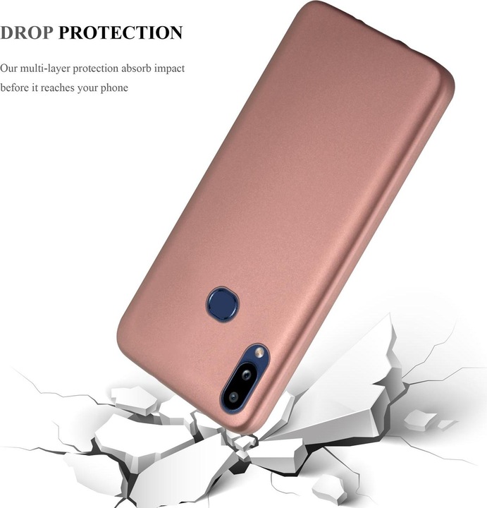 Produktbild Cadorabo TPU Matt Metallic Cover (Samsung Galaxy A10s, Samsung Galaxy M01s)