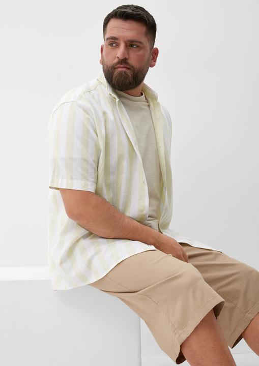 Produktbild s.Oliver Hemd Hemd aus Leinenmix (3XL)