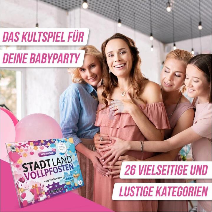 Denkriesen Gioco Stadt Land Vollidioten - Versione Compatta In Scatola, Gioco Di Carte Per Famiglie, 3-6 Giocatori, 8+ Anni