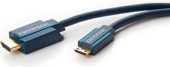 Produktbild clicktronic Mini-HDMI Adapterkabel Ethernet (2 m, HDMI, 1.4)