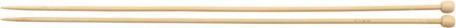 Actual product image Glorex Knitting Needles Bamboo 4,0mm 35cm