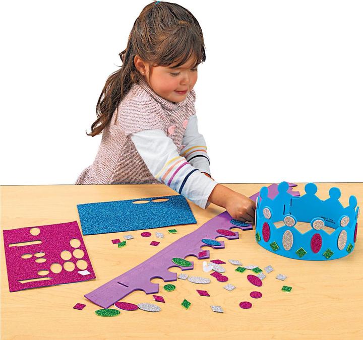 Produktbild Colorations Färbungen – Machen und dekorieren Sie Ihre eigene Schaumstoffkrone, 1er-Set