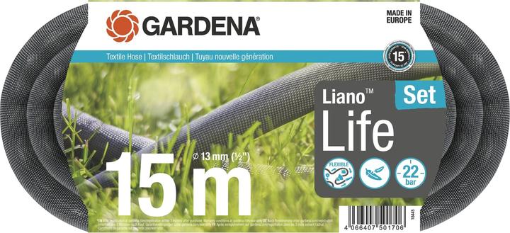 Produktbild Gardena Liano Life 1/2 Set (15 m, 13 mm)