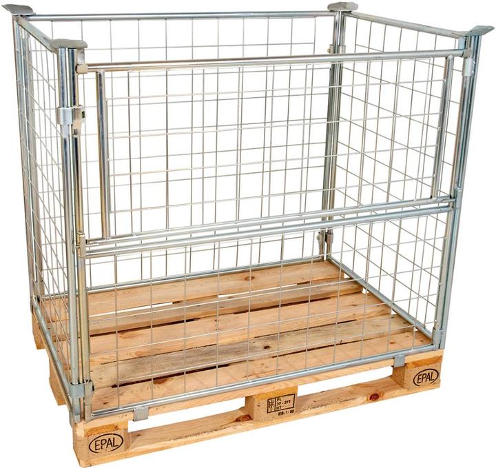 Actual product image NoName Mesh top frame 1200 x 800 x 1200 mm galvanised Mesh 10 x 10 mm (120 cm, 80 cm)